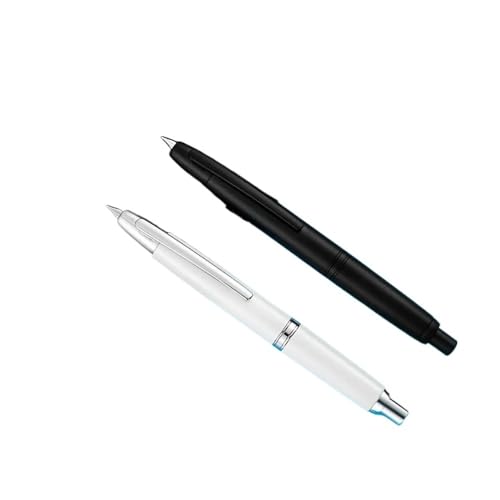 Stylo-plume anti-fuite rétractable en métal pointe F pour cours