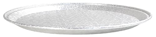 Pactogo 16 Inch Round Flat Aluminum Foil Cater Trays With Clear Dome Lids - Disposable Stackable Serving Platters For Parties thumb #4