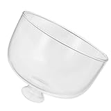 FOMIYES Glass Cake Dome Glass Cake Dome: Cake Stand Cover Cloche Clear Dessert Cloche Snack Tray Cover Pastry Dome Dish Tent Table Umbrella for Home Baking Cake Dish Plate