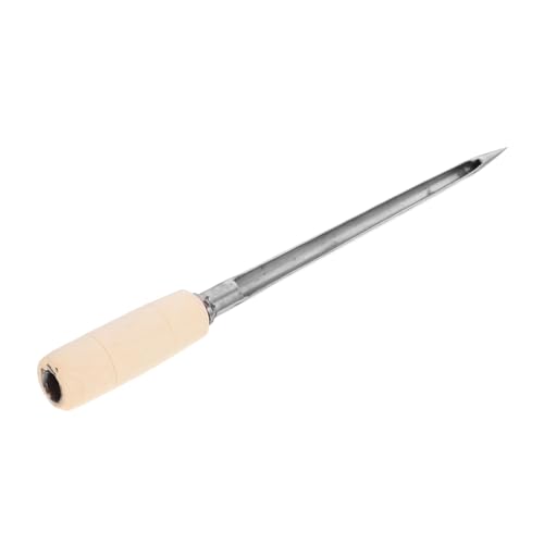 Stainless Steel Grain Sampler Probe with Wooden Handle for Soil Testing Cereal and Powder Sampling Ideal for Wheat Corn and Rice Inspection