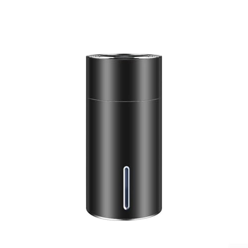Imagen de Zoegneer USB Humidificador de coche 260ml Tanque de agua recargable Batería de 1200mAh Funcionamiento silencioso Colorido Luz ambiental Difusor de fragancia Spray portátil Encendido automático Parada