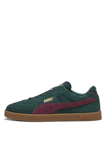 PUMA Club II Era Suede, Zapatillas Unisex Adulto, Green Terrain Ruby Shimmer, 38.5 EU