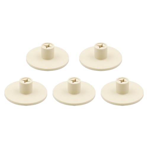Tiardey Lot de 5 Tees de Golf en Plastique Beige de 0,8...