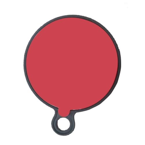 Qsvbeeqj Disco de montaje de plástico para salpicadero con base de pegamento de palo alto, almohadilla roja de 80 mm para dispositivos móviles, ventosas, accesorios antideslizantes