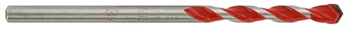 Tivoly 10913020500 Technic 2 in 1 Pack of béton-carrelage Drill 5 mm Diameter, Red, diameter 5 mm