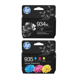Image of HP 934XL Blk /935 CMY Original Ink Bundle for OfficeJet /Pro 6230 /6830