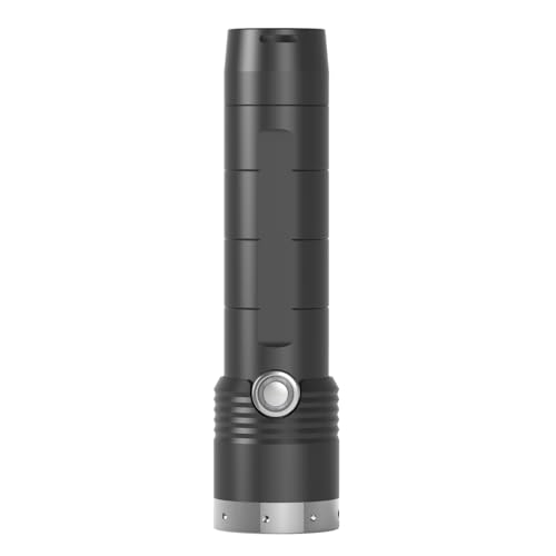 Ledlenser MT14 - Rechargeable LED Torch, Water Resistant (IP54) Super Bright 1000 Lumens, Powerful Searchlight Torch, Dog Walking, Hiking & Camping Equipment, Up to 192 Hours Running Time