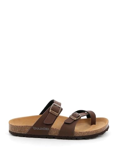 Grunland CB0009 Sara ciabatta femme confortable sandale liège mules réglables