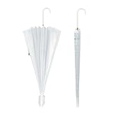 VERILADY 撥水カバー付き傘 長傘 ジャンプ傘 濡れない 晴雨兼用 ワンタッチ 超撥水 16本骨 完全遮光 頑丈 耐風 スライドカバー付き 軽量 大きい カバー付き傘 豪雨/梅雨/台風対応 紳士傘 車載用 男女兼用（ムーンシルバーホワイト）