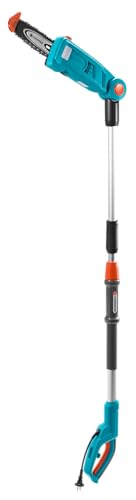 Gardena teleskopowa pilarka do gałęzi TCS Li-720/20: elektryczna, 720 W, prowadnica długości 20 cm, przechylana głowica, ogranicznik cięcia, zasięg do 4,40 m, z pasem do zawieszenia (8868-20)