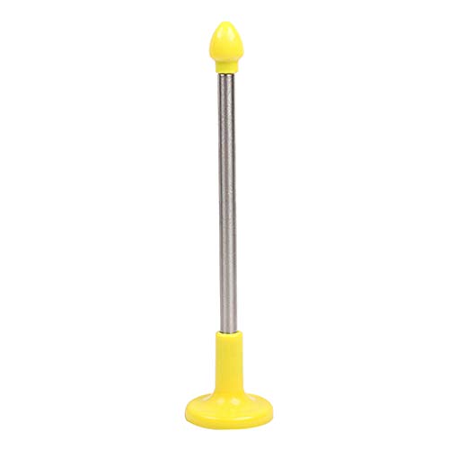 F Fityle Golf Lie Angle Tool, Plastic Golf Magnetic Stick Face Aimer Alignment Rod Swing Practice Trainer, Adjustable Length, Three Colors - Yellow