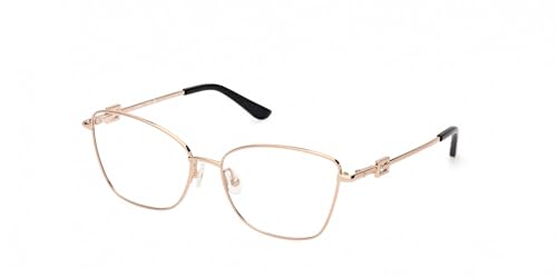Lunettes de luxe Guess GU2974 C shiny rose gold finitions métalliques d'exception