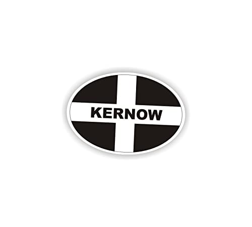 Sea View Stickers Logo Kernow Oval Car Van Sticker
