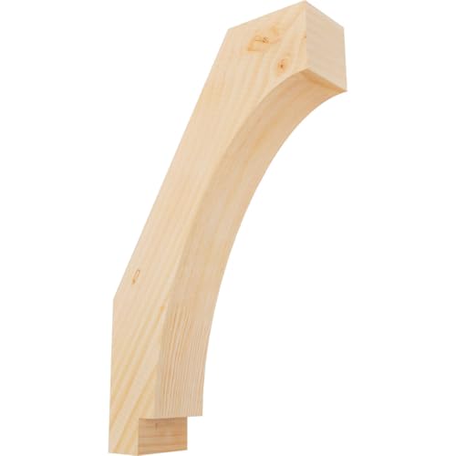 Ekena Millwork BRC04X12X20IMP00SDF 3 1/2"W x 12"D x 20"H Imperial Smooth Knee Brace, Douglas Fir