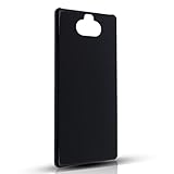 for Sony Xperia 8/Xperia 8 Lite au sov42 SoftBank 902SO SO-02M ケース ブラック 耐衝撃 落下防止 xperia 8/Xperia 8 Lite 軽·薄型 ストラップホール付き 柔軟 砂艶消しの質感 ほこりが付かない 滑り止め Xperia 8/Xperia 8 Lite スマートフォンケース
