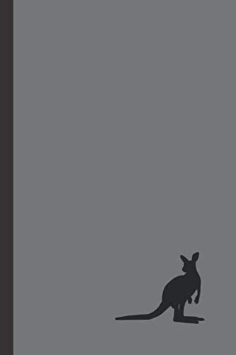 Kangaroo Notebook: Portable lined Kangaroo notebook - Travel Journal to write in - 120 pages - 6"x9", White