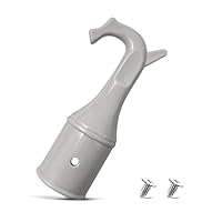 Dachboden Haken für Dachbodentreppe Ersatzteile - Ziehhaken für Bodentreppen, Stockhaken für dachfenster Stange zum öffnen, Dachbodenluke, Dachfenster, Skylight Window, mit 2 Schrauben, Φ 25 mm