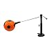 Vaveren Soccer Trainer Soccer Training Equipment Speed Agility Assistance Solo Practice Soccer Ball Kicking Stand for Indoor Outdoor, Orange