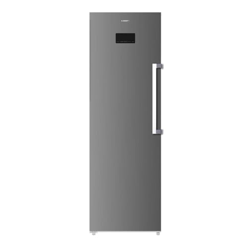 Aspes Congelador Vertical Inox ACV185602ENFDX. Capacidad 274 Litros, Sistema Dual Cooling, 4 Star, Puerta Reversible, Modo Super Congelación, No Frost, Puerta Abatible, Bajo nivel Sonoro, Clase E