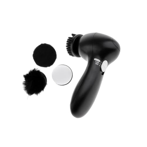 diwedaso Juego de cuidado de brillo zapatos mano eléctrico Kit limpieza cepillo pulido automático