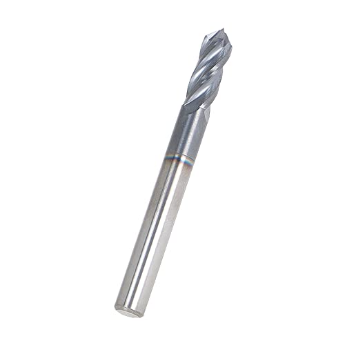 Image of waltyotur 1 /4 Inch Carbide End Mill 4 Flutes 3 /4 Inch Cutting Length x 2-1 /2 Inch Overall Length x 1 /4 Inch Shank Diameter for Aluminum Cutting Non-Ferrous Up Cutting 1 Pcs