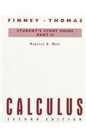 Calculus Student Study Guide Part 2 0201534258 Book Cover