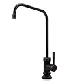 Matte Black Drinking Water Faucet, Lead-Free Water Filter Faucet, Reverse Osmosis Faucets for Kitchen Sink 304 Stainless Steel RO Faucets