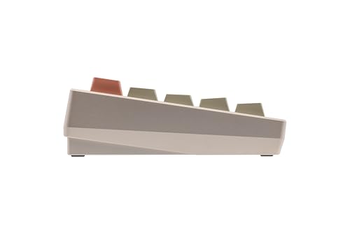 Image of KEEBMONKEY WOBKEY Zen 65 65% Quick Release Wireless Mechanical Keyboard with RGB, CNC Aluminum Case, Hot-Swappable, VIA Support, BT /2.4G /USB-C Gaming Keyboard for Mac /Windows (Ultra Warm Silver)