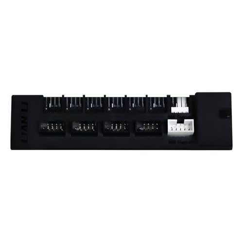 LIANLI LL-Edge HUB BK Detachable USB Hub, 4 x USB 2.0 Headers / 6 PWM Headers, LL-Edge HUB BK (Japanese Authorized Dealer)