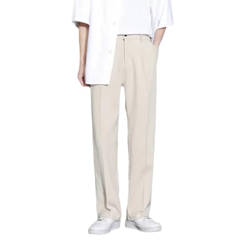 Men's Ice Silk Casual Straight Outdoor Simple Pants Summer Ultra Thin Loose Straight Section Drape