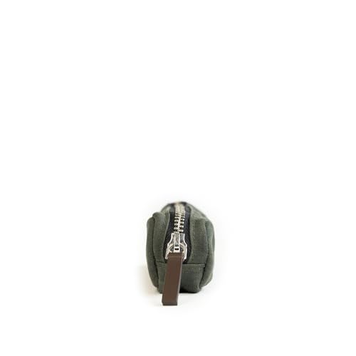 Image of Kolo Parker Mini Pen, Pencil and Marker Case, Compact and Lightweight, Waxed Canvas, Sage