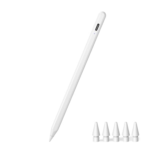 Ya en manzanajugosa.com: Rpanle Lápiz para iPad(2018-2025), Carga Rápida,con Rechazo de la Palma de la Mano, Sensibilidad a la Inclinación, Compatible con i-Pad 11/10/9/8/7/6, Air M3/M2/5/4/3, i-Pad Pro M4 13" 12.9" 11"