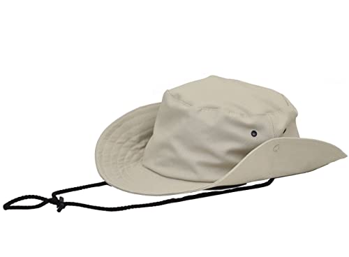 WOREMOR EMF Radiation Protection Bush Hat Blocking RF EMF - Cell Towers - Smart Meters - WiFi (X-Large, Beige)