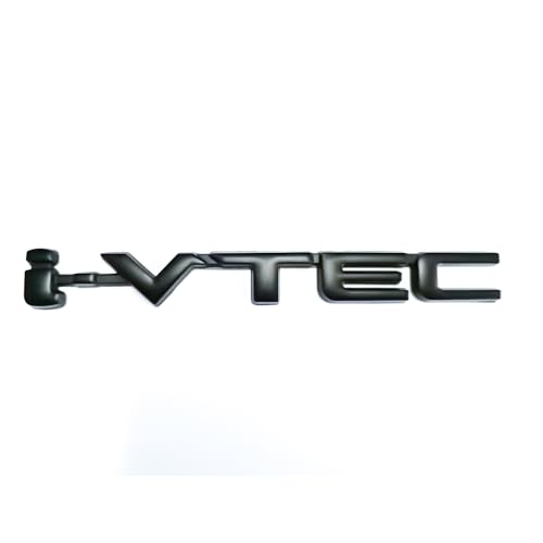 Emblema de metal i-VTEC de alta resistencia con acabado 3D negro