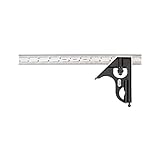 Starrett C33H-12-4RW/SLC Forged, Hardened Steel Square Head With Satin Chrome Blade Combination...