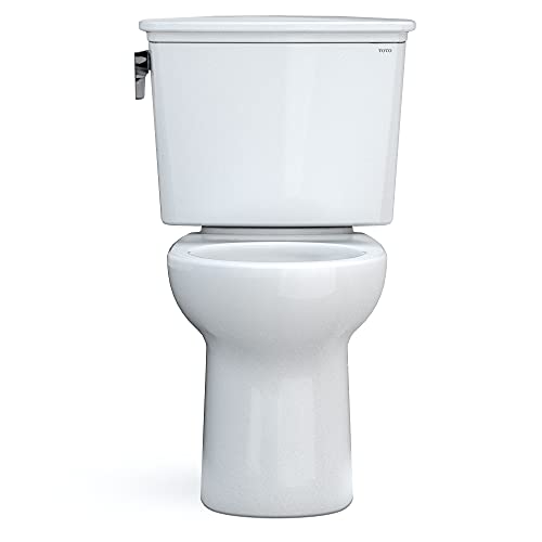 Toto CST785CEFG#01 Drake Transitional Two-Piece Round 1.28 Gpf Universal Height Tornado Flush Toilet thumb #9