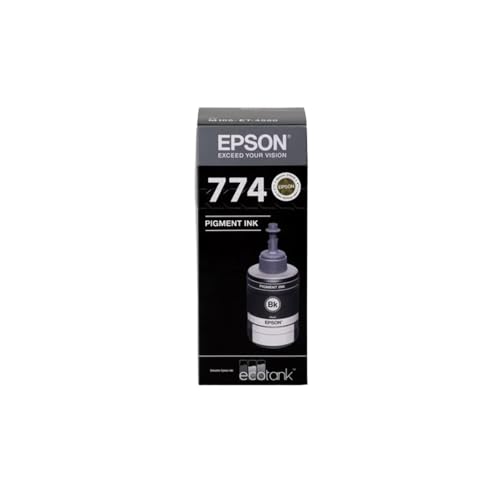 Encre noire Epson T774 pour réparer les impressions ternes sur EcoTank