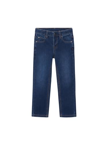 Pantalon tejano Mayoral regular fit basico para nino en color azul oscuro