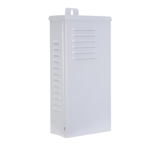 MOBUTOFU Caja Eléctrica White de Acero para Inspecciones Eléctricas Rutinarias para Cableado y Ventilación Natural