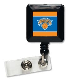 Wincraft NBA New York Knicks Retractable Badge Holder, Black