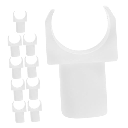 JEWEDECO 10個入り セット サポートブロック の交換用車輪 車椅子のスポークカバー 車いす部品の駆動 電動車椅子の部品 車椅子のブレーキ交換 車椅子用滑り止めパッド 白い