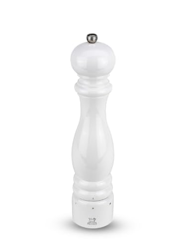 Peugeot PM Paris U'Select Pepper Mill, 12-Inch, White Lacquer