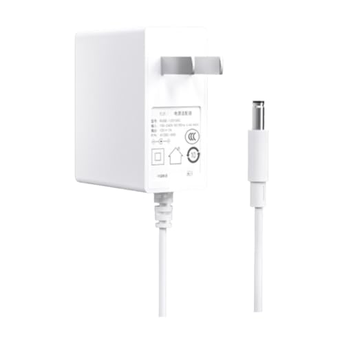 Adaptateur secteur blanc 12V0,1A cordon 1,5m milieu 4,0mm
