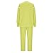 Womens 2 Piece Outfits Sweatsuit Oversized Sweatshirt Lounge Sets Baggy Sweatpants Fall Fashion with Pockets Yellow M