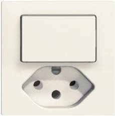 87063.F.61 Socket T13, 3P+N+PE, White, Thermoplastic, IP20, 250 V