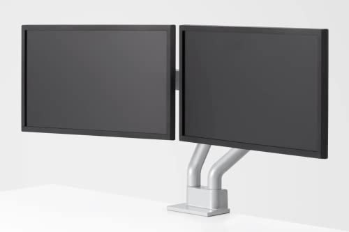Image of Fully Jax Monitor Arm - fits up to 35 inch Computer Display (Dual, Silver)