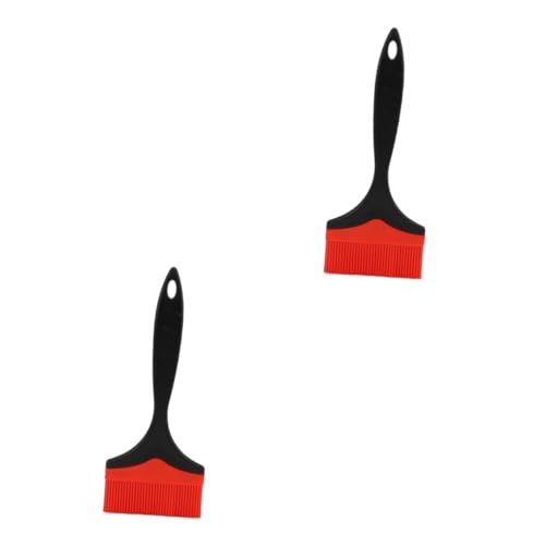 POPETPOP 2pcs Bbq Basting Brush Oil Brush for Grilling Cooking Baking Ergonomic Handle Easy to Clean for Use Multi-use Bbq Tool