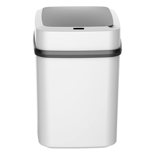 Papelera Automática,Cubo De Basura Automática Sin - Cubo De Basura Con Sensor De Papelera,Cubo De Baño 13L, Cubo De La Cocina Inteligente Con Tapa, Cubo De Basura Eléctrica Para Salón, Tú