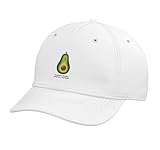 Avocado Capybara | Sometimes I Feel Ripe & Rodent Adjustable Printed Baseball Hat, White