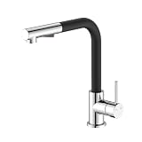 Miscelatore lavello da cucina con doccetta Phoenix Cromo/Nero